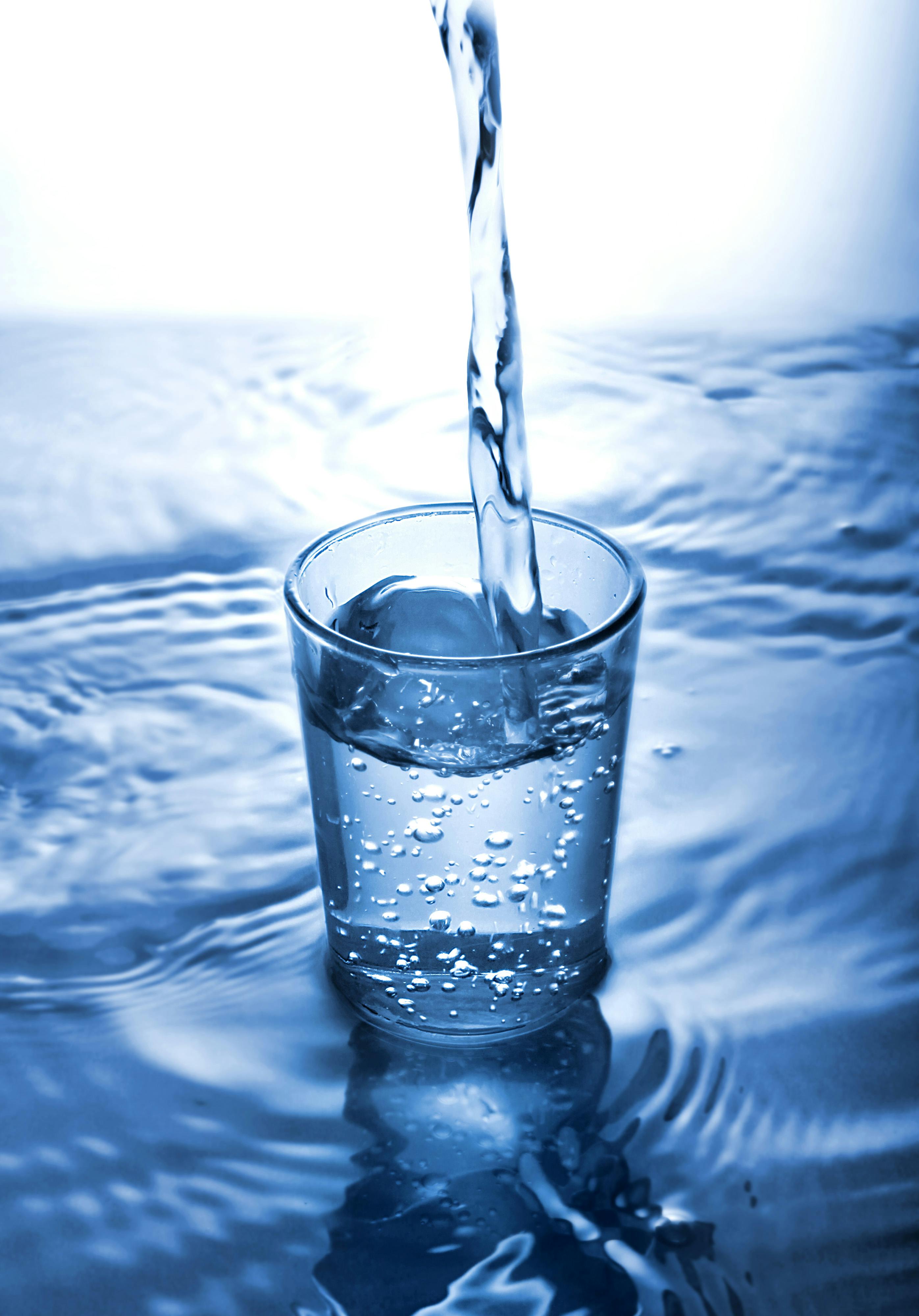 Person drinking Melzi Water